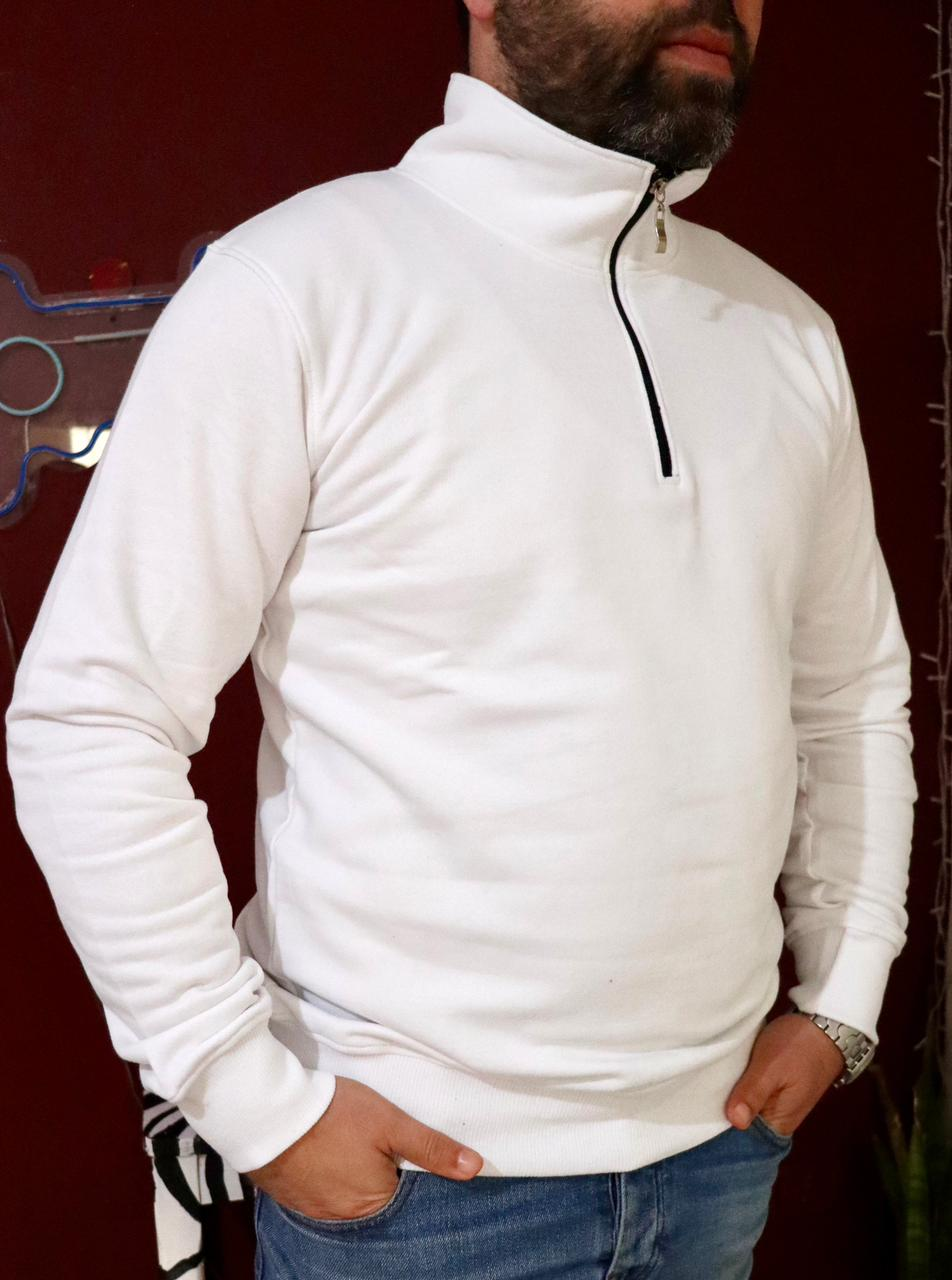 Sweat ZIP UP - Blanc